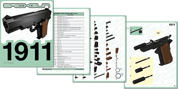 BrickGun 1911 Instructions Sample