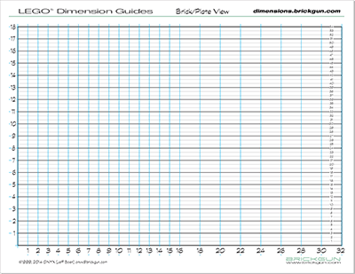 BrickGun LEGO® Dimension Guide (Brick/Plate) Single Page