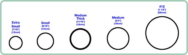 Rubber Band Sizes