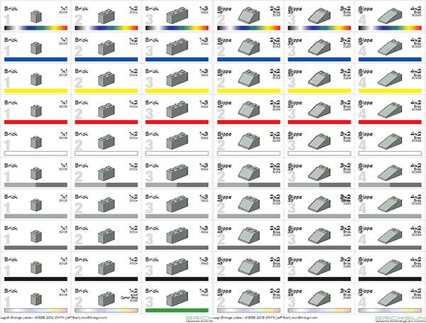 BrickGun Storage Labels Sample