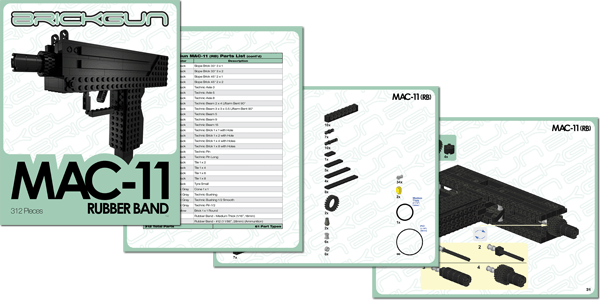 BrickGun MAC-11 RB Instruction Sample
