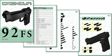 BrickGun 92FS Instructions