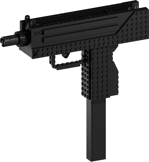 BrickGun MAC-11 (Rubber Band)