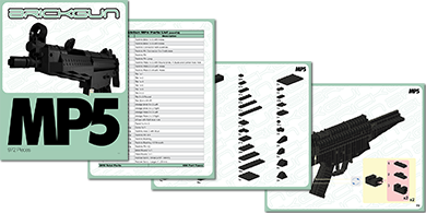 BrickGun MP5 Instructions