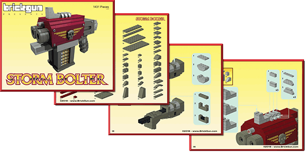 BrickGun Storm Bolter Instruction Sample