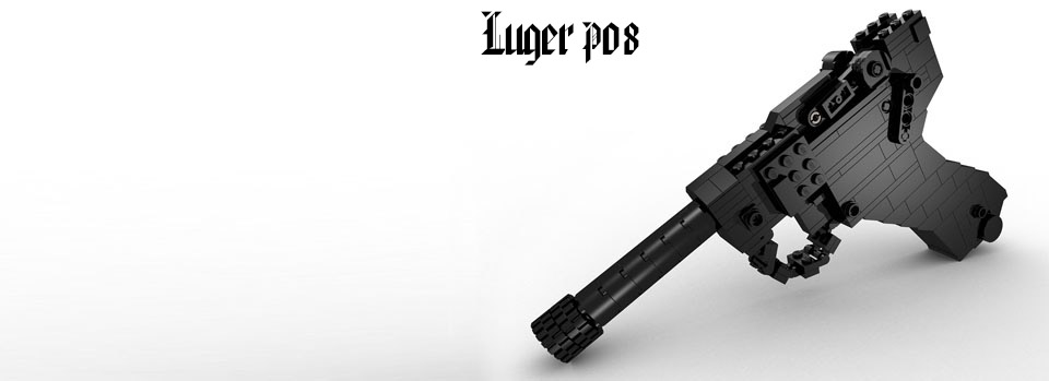 BrickGun Luger P08