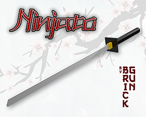 BrickGun Ninjato Ninja Sword
