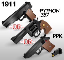 BrickGun TripleKit 5 (1911/Python .357/PPK) Purchase