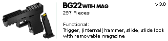 BrickGun BG22 with Magazine